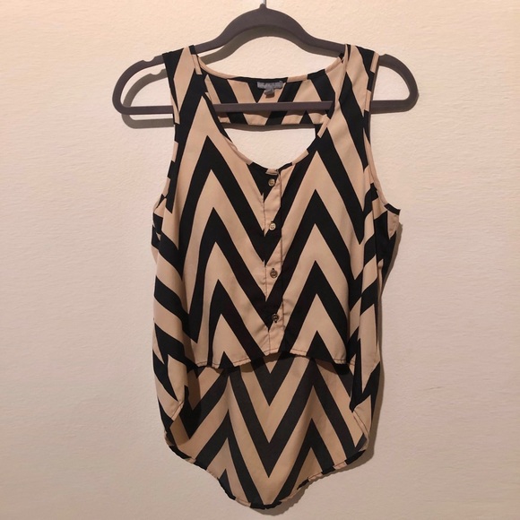 Chevron High-low Tank - Picture 1 of 3